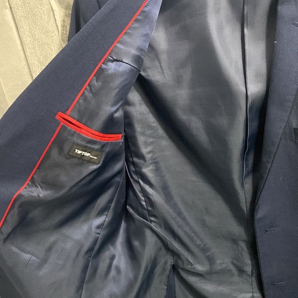 Men’s Navy Blue Bellissimo Blazer From Tip Top Tailor. - Picture 4 of 12